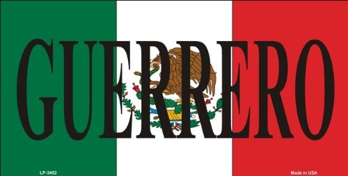 Smart Blonde LP-3452 Guerrero Mexico Metal Novelty License Plate Smart Blonde LP-3452 Guerrero Mexico Metal Novelty License Plate