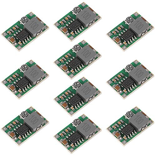 ALMOCN 10PCS Mini360 3A DC Voltage Step Down Power Converter Buck Module MP2307 4_75V-23V to 1V-17V