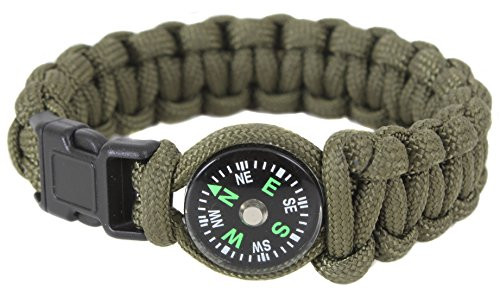 Rothco Paracord Compass Bracelet OD 7 Inches