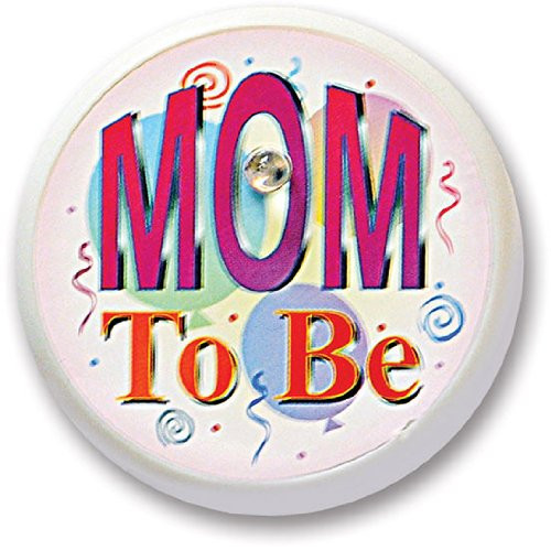 Beistle BL034 Mom to be Blinking Button, 2-Inch