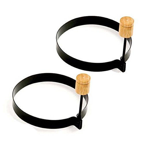 Norpro Nonstick Round Pancake Egg Rings, Set of 2 (981)