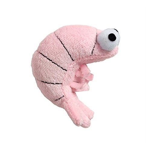 Doggles Cat Toy Sushi Shrimp Pink