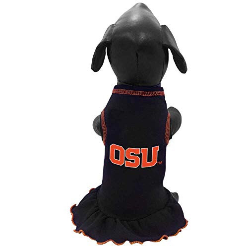 NCAA Oregon State Beavers Cheerleader Dog Dress Team Color XX-Small