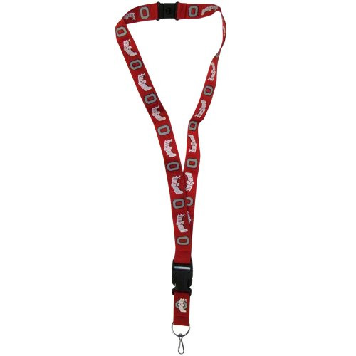 NCAA Siskiyou Sports Fan Shop Ohio State Buckeyes Lanyard 21 inch Team Color NCAA Siskiyou Sports Fan Shop Ohio State Buckeyes Lanyard 21 inch Team Color