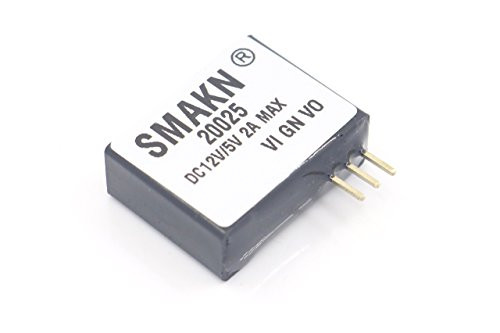SMAKN MINI Waterproof DCDC Converter 12v Step Down to 5v2AMAX Power Supply Module
