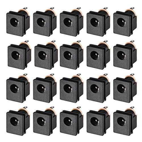 uxcell DC-015 5_5mmx2_1mm DC Power Jack Socket 3 Pin Female Panel Mount Connector 20pcs uxcell DC-015 5_5mmx2_1mm DC Power Jack Socket 3 Pin Female Panel Mount Connector 20pcs