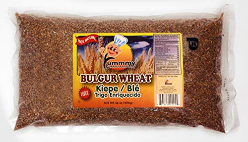 Yummmy Bulgur Wheat Craked 56 Oz High in Fiber Kosher Certified All Natural