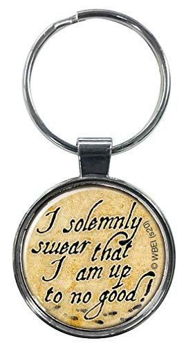 Ata-Boy Harry Potter I Solemnly Swear 1_5 Fob Keychain for Keys Backpack Pulls and More