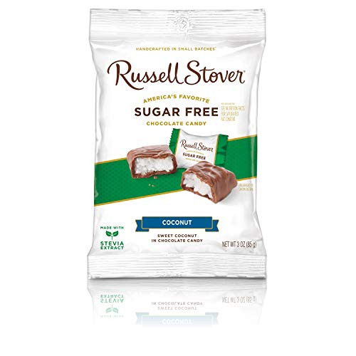 Russell Stover Candies Sugar Free Coconut 3 Ounce Bag Russell Stover Candies Sugar Free Coconut 3 Ounce Bag