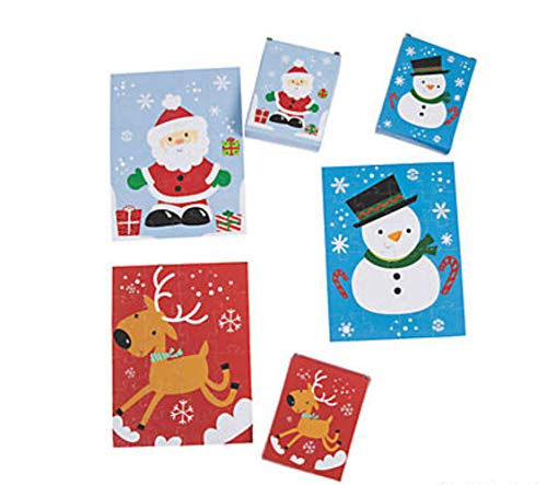 Fun Express 12 Boxed Christmas Character Puzzles  Christmas Stocking Stuffers  Individually Boxed