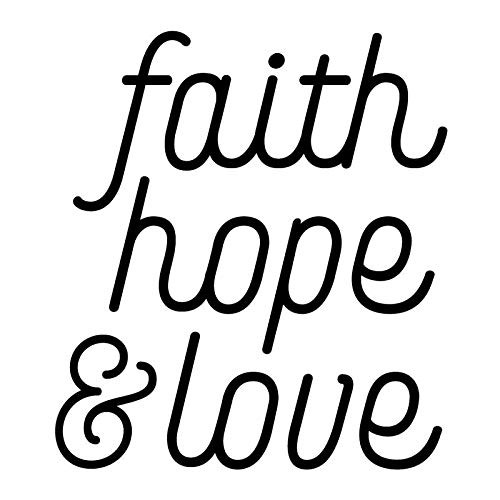 Faith Hope Love NOK Decal Vinyl Sticker Cars Trucks Vans Walls LaptopBlack5_5 x 5_5 inNOK115 Faith Hope Love NOK Decal Vinyl Sticker Cars Trucks Vans Walls LaptopBlack5_5 x 5_5 inNOK115