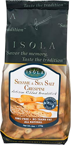 Isola Crespini Sesame Sea Salt 6 Ounce
