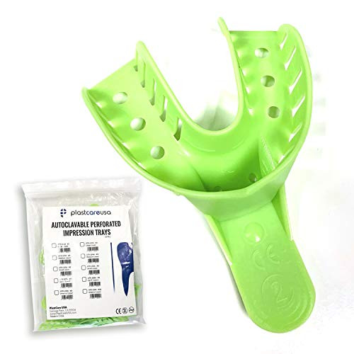 Autoclave Perforated Dental Impression Trays Number 2 Large Lower Bag of 12