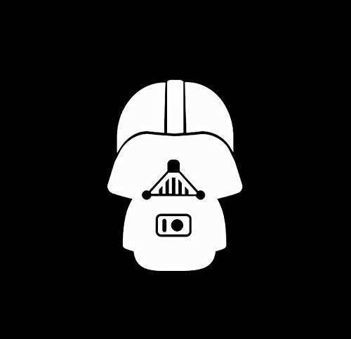 Darth Vader Baby MKR Decal Vinyl Sticker Cars Trucks Vans Walls LaptopWhite5_5 x 3_9 inMKR1566