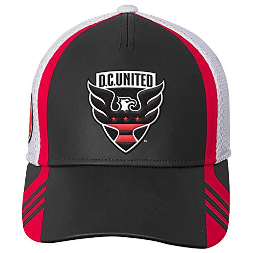 MLS D_C_ United Boys Structured Flex Hat Black One Size 8