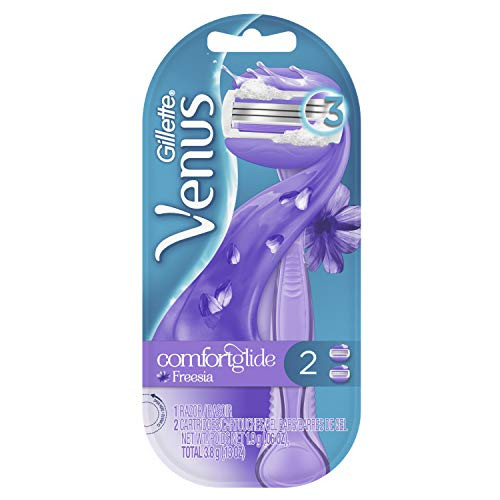 Gillette Venus ComfortGlide Freesia Womens Razor - 1 handle  2 refills