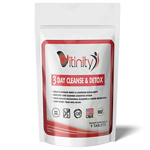 3 Day Detox - Natural Whole Body Detox Pills - Colon Cleanse for Digestive Health - Herbal Supplement for Weight Bloating Constipation Relief - Apple Cider Vinegar   Cayenne Pepper 1