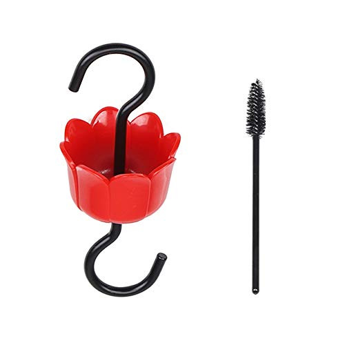 R RUIMEI Bird Feeder Red Hanging Ant Moat Hooks Flower Design Hummingbird Feeder Ant Guard Moats Authentic Trap Gets Rid of Ants Fast in Nectar Feeder R RUIMEI Bird Feeder Red Hanging Ant Moat Hooks Flower Design Hummingbird Feeder Ant Guard Moats Authentic Trap Gets Rid of Ants Fast in Nectar Feeder