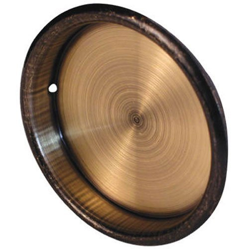Slide-Co 163137 Closet Door Pull Handle, 2-1/8-Inch Round, Antique Brass Plated,(Pack of 2)