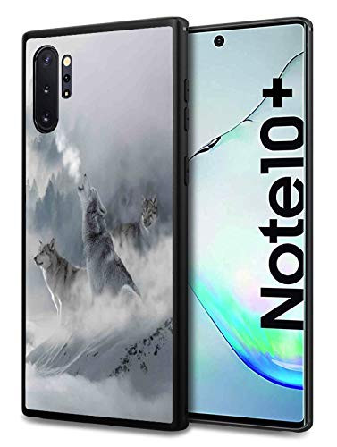 Galaxy Note 10 PlusNote 10 Plus 5G Case Slim Anti-Scratch Flexible Shock Absorbent Silicone Protective Case Cover for Samsung Galaxy Note 10 PlusNote 10 Plus 5G 2019 Winter Wolf Roar