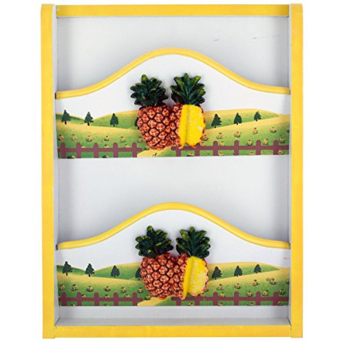StealStreet SS-KI-OS440 Pineapple Key Cabinet with Letter Holder