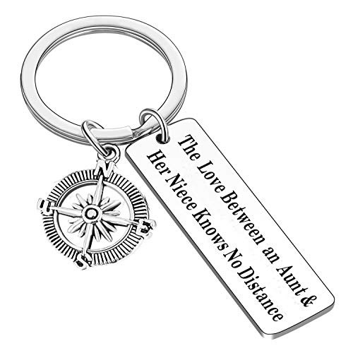 Aunt Gifts from Niece Nephew Long Distance Relationship Gifts Aunt Niece Keychain Aunt Nephew Keyring Gifts for Niece Nephew Style - The Love Between an Aunt Her Niece Knows No Distance Aunt Gifts from Niece Nephew Long Distance Relationship Gifts Aunt Niece Keychain Aunt Nephew Keyring Gifts for Niece Nephew Style - The Love Between an Aunt Her Niece Knows No Distance