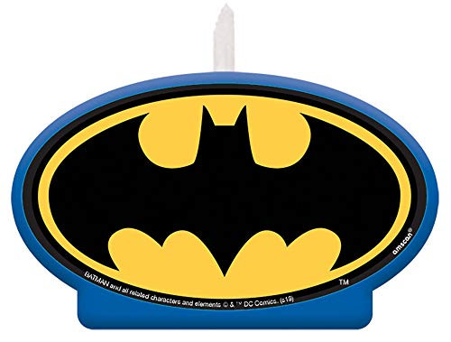 amscan Batman Logo Birthday Cake Candle - 1 pc