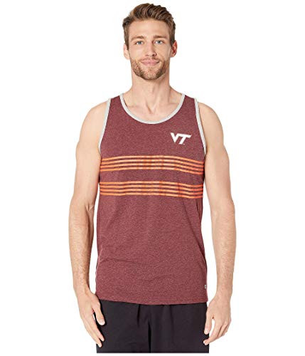 Champion College Virginia Tech Hokies Field Day Fashion Tank MaroonCool Grey SM