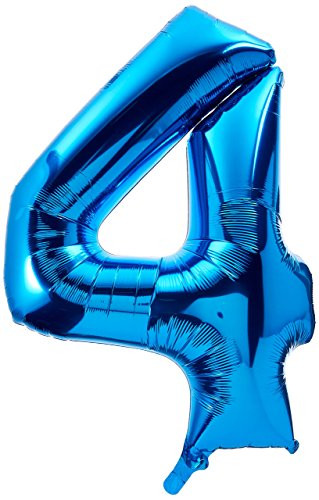 Anagram Balloons 2828201 Foil Balloon, 34", Blue