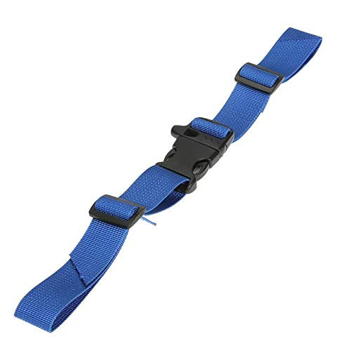 Ikerall Sternum Strap Backpack 1-packAdjustable Chest Strap with Emergency Whistle Buckle Suitable for Universal Outdoor Fabric Backpack StrapsBlue