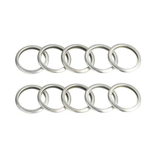 10Pcs M16 Oil Drain Plug Gasket Crush Washer Fit for Subaru Outback Legacy Impreza Forester BRZ XV Crosstrek Replaces 803916010