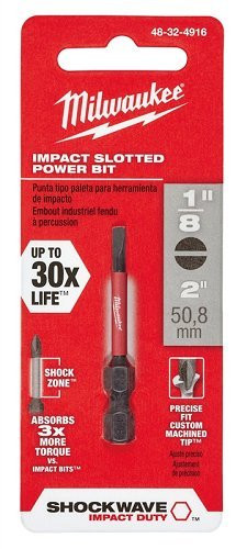 Milwaukee 48-32-4916 Shockwave Power Impact Screwdriver Bit 14 x 2