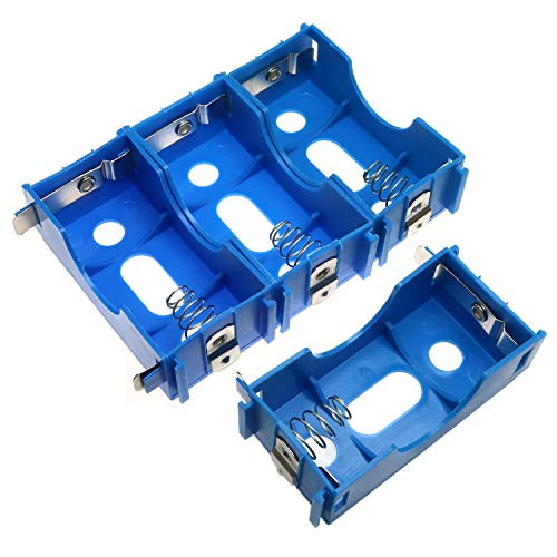 E-outstanding D-Cell Battery Holder 4PCS D Size Battery Holder Box Container with 2Pin Series or Parallel