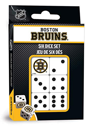 MasterPieces NHL Boston Bruins Dice Set Team Colors one Size