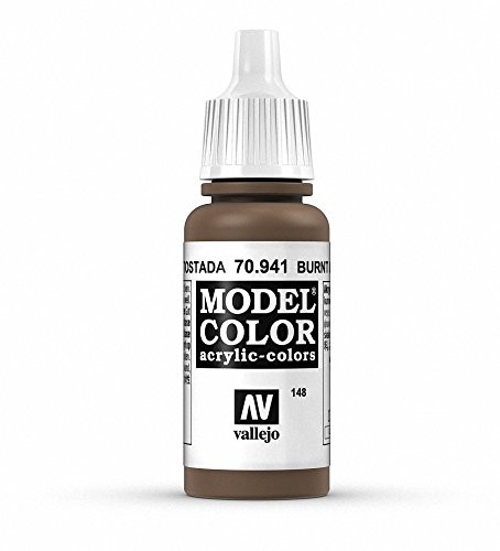 Vallejo Burnt Umber Model Color Paint, 17ml