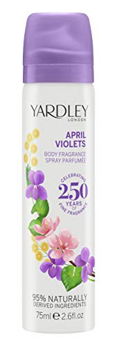 Yardley April Violets for Women Deodorant Body Spray 2_6 Ounce
