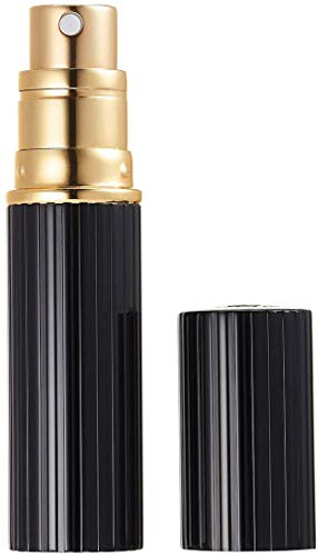 Portable Mini Refillable Perfume Atomizer Bottle Travelofo Atomizer Perfume Bottle Refillable Perfume Spray Perfume Atomizer Refillable Travel Sprayer Scent Pump Case 5ml Black