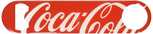 Tablecraft CC384 Coca-Cola Vintage Logo "Beach" Flat Bottle Opener, Red