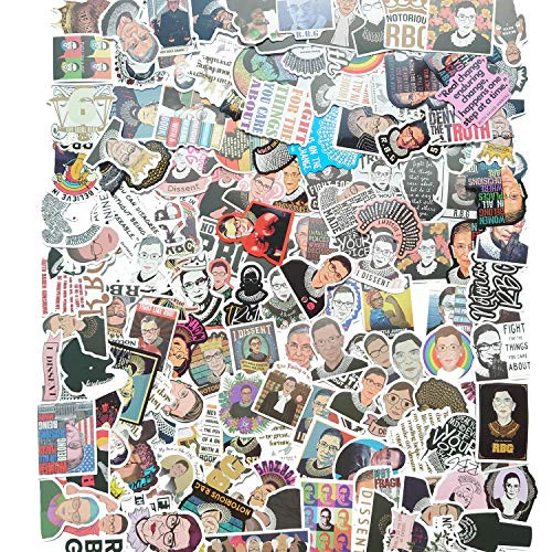 150 Pcs Justice Ruth Bader Ginsburg RBG Waterproof Stickers for Water Bottle Cup Laptop Bike Skateboard Luggage Box Vinyl Graffiti Patches 150 Pcs Justice Ruth Bader Ginsburg RBG Waterproof Stickers for Water Bottle Cup Laptop Bike Skateboard Luggage Box Vinyl Graffiti Patches