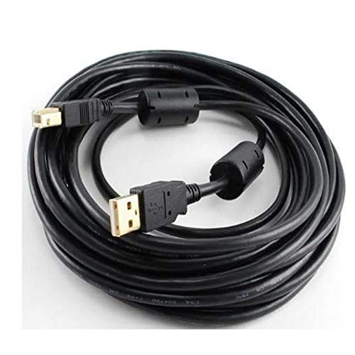 Printer Cable 6 FeetRuaeoda USB Long Printer Cable Cord USB 2_0 Cable Type A Male to B Male Printer Scanner Cable