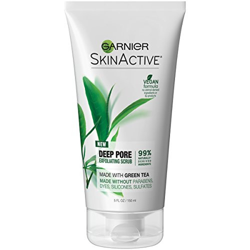 Garnier SkinActive Exfoliating Face Scrub with Green Tea Oily Skin 5 fl_ oz_