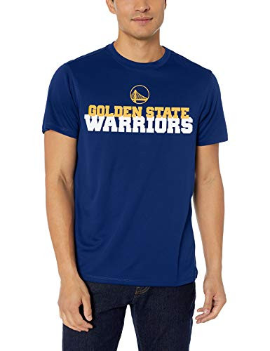 OTS NBA Golden State Warriors Mens Poly Dot Tee Alternate Piled Large