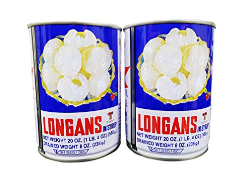 Pigeon Brand Longans in Syrup 20oz 2 Pack