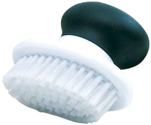 Norpro Grip-EZ Scrub Brush, White/Black