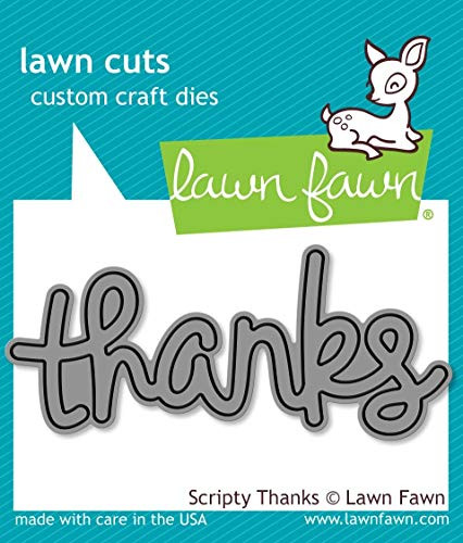 Lawn Fawn Dies - Scripty Thanks LF690