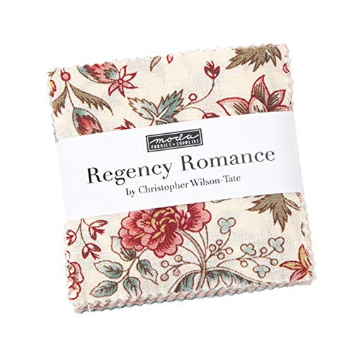 Regency Romance Mini Charm Pack by Christopher Wilson Tate 42-2_5 Inch Precut Fabric Quilt Squares Regency Romance Mini Charm Pack by Christopher Wilson Tate 42-2_5 Inch Precut Fabric Quilt Squares