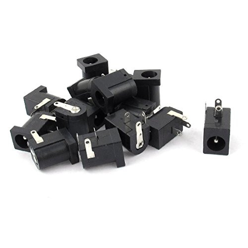 uxcell 15PCS DC Power Jack Socket 2_1mm x 5_5mm PCB Mount DC-005