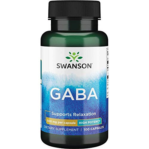 Swanson Amino Acid GABA 500 Milligrams 100 Capsules
