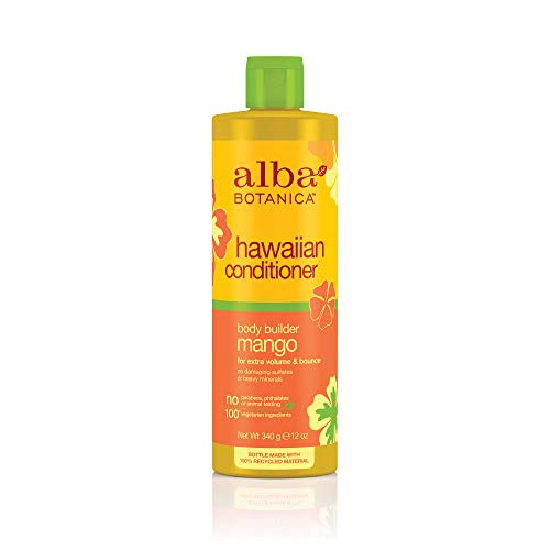 Alba Botanica Body Builder Mango Hawaiian Conditioner, 12 oz.