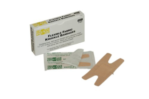 PhysiciansCare by First Aid Only 1009 First Aid Fabric Knuckle Bandages 8Box